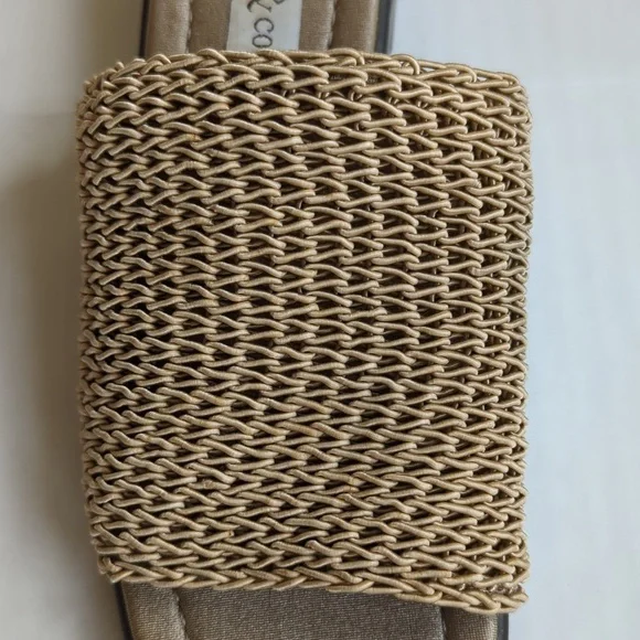 Wesley & Co. Neutral Slide Summer Sandal 6 Tan Brown - Picture 9 of 15